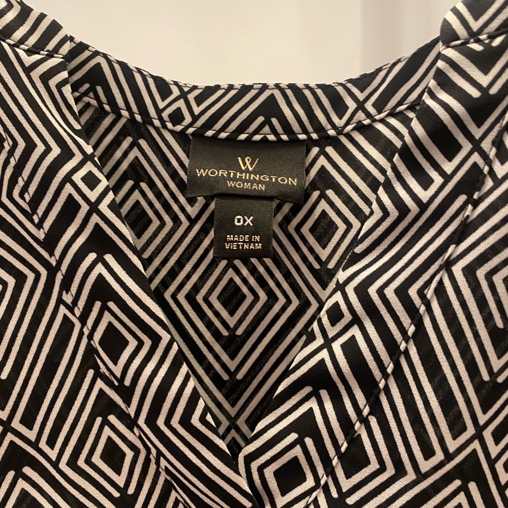 Worthington Woman Plus Size Top - Picture 2 of 5